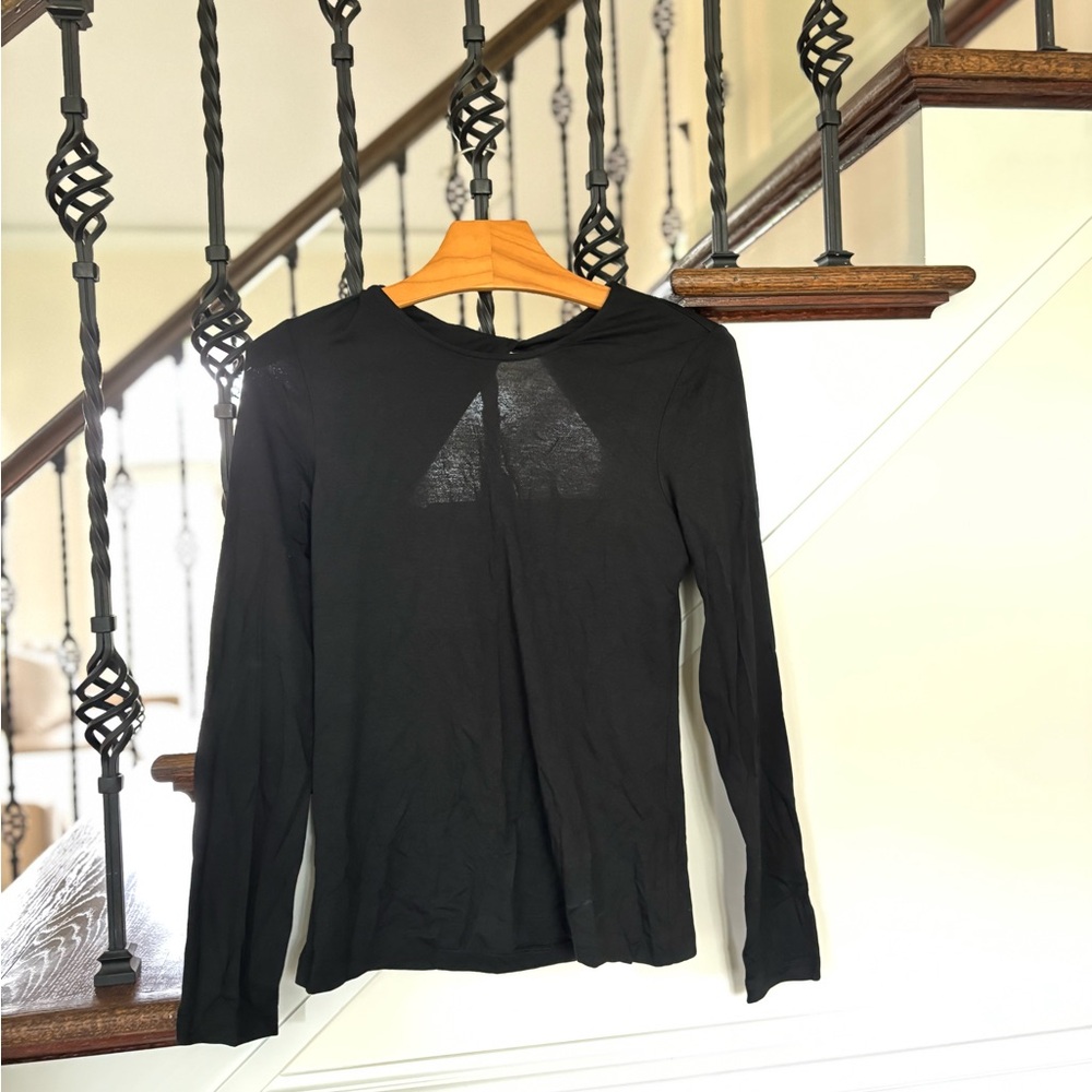 Banana Republic Women's Black Long Sleeve Top